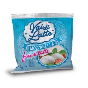 Mozzarella cheese 45%, VALCOLATTE, 240 g / 125 g